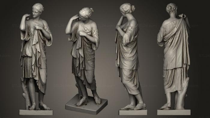 Статуи античные и исторические (Диана фон Габии, STKA_0793) 3D модель для ЧПУ станка